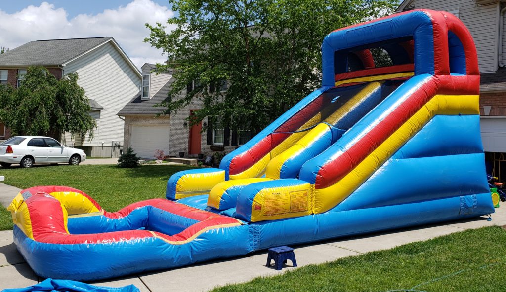 Water Slide With Pool