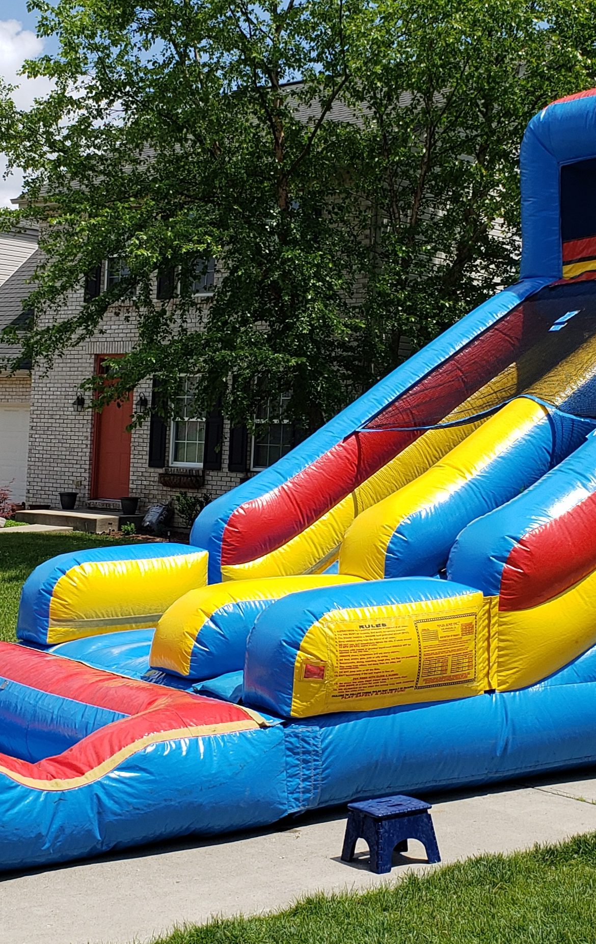 Water Slide With Pool
