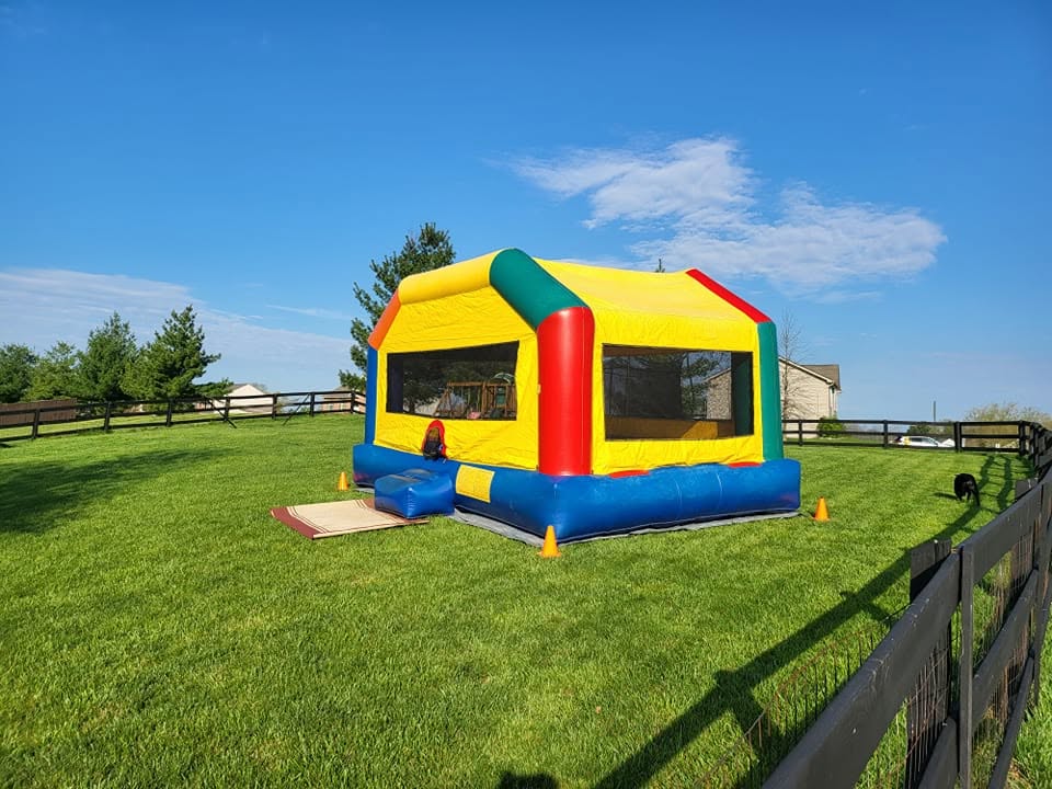 Large Yellow Bounce House